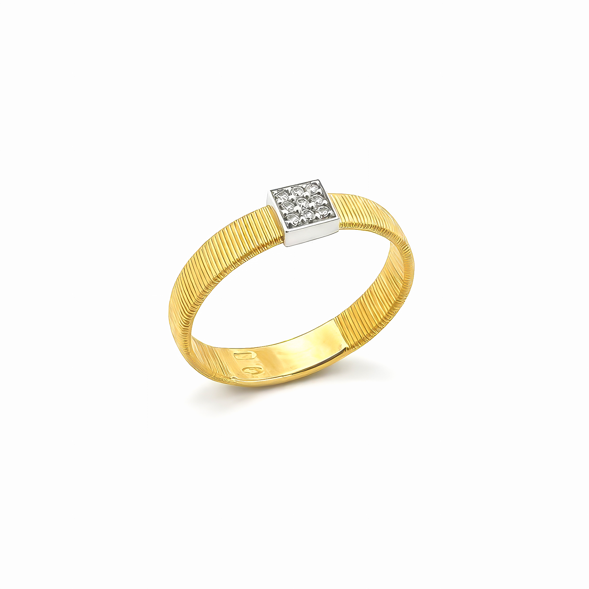 29353 - Radiant cubic zirconia gold ring 9343EF64D67D2EDA3F946CFDDB9CCABA8C5DD6CF