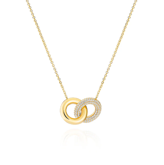 Necklace ins sterling silver 925 gold plated Necklace ins sterling silver 925 gold plated