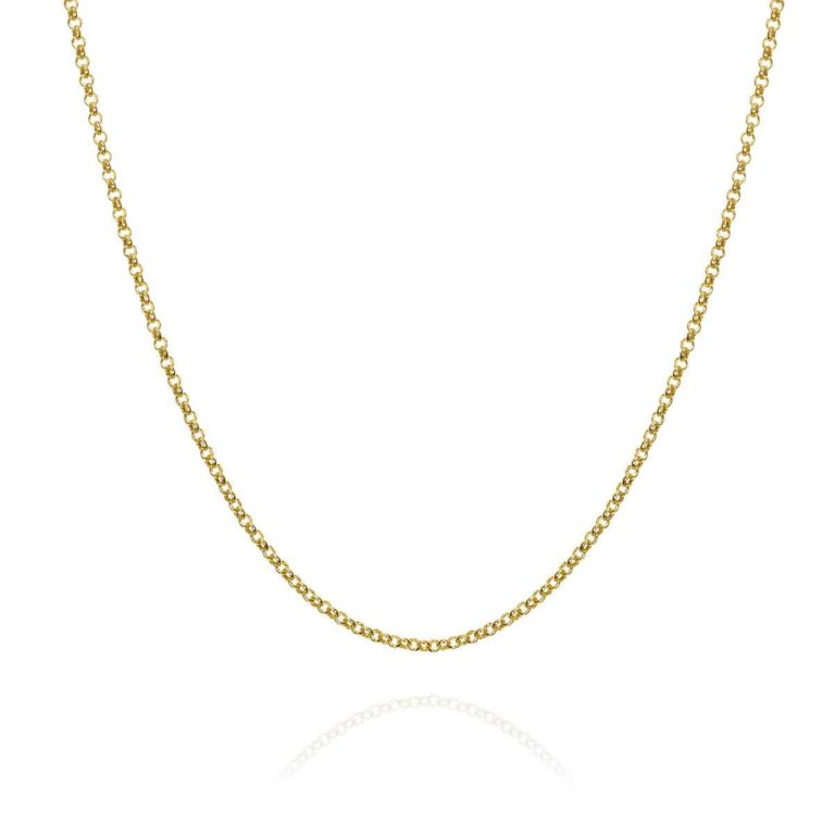 Sterling silver gold plated chain